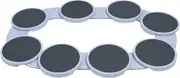 Turntable Tray for Dining Table, 360° Rotating Party Turntable for Rectangular & Oblong Tables, Portable Food Serving Train Dining Table for Family Gatherings, Parties, Banquets