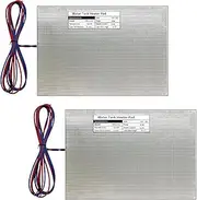 H&G lifestyles RV Holding Tank Heater Pad Use with Up to 50 Gallons Fresh Water 12V 12" x 18" Holding Tank Heating Pad with Constant Temperature Heating Plate (Pack of 2)