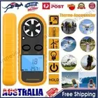 DESCRIPTION LCD Digital Anemometer +Thermometer Handheld Wind Speed Meter Gauge