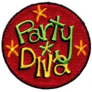 Iron On Party Diva Motif