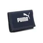 【PUMA】錢包 PHASE WALLET 藍 白 零錢袋 皮夾 皮包(079951-02)