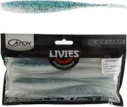 Catch Black Label Livies Jerkshad Soft Bait 5in Power Pilchard Glow Qty 5