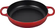 [Le Creuset] Signature Cast Iron Everyday Pan, 11", Cerise