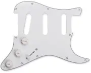 SEYMOUR DUNCAN BYOP Bring Your Own Pickups Prewired WHITE Pickguard for Strat