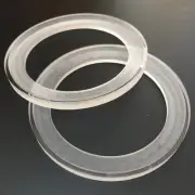 Pair of 3" Acrylic Glass Recessed Spacer Rings For Car Audio PA DJ Speakers