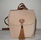 TOMMY HILFIGER BACKPACK BAG IN CAMEL NWT