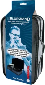 Bluesband 7 Pack, Key of G, A, B Flat, C, D, E, and F with Case (1501/7)