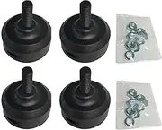 Magnet for Magnetic Limit Switch Sliding Gate Opener,Gate Opener Accessories Black Color Round Shape (4pcs)
