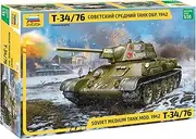 Zvezda Model Kit 3686 Soviet Medium Tank T-34/76 mod. 1942 Scale 1/35