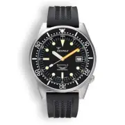 Squale 1521 Black Blasted Rubber 1521BKBL.VO 42mm 50 ATMOS Automatic Diver Watch
