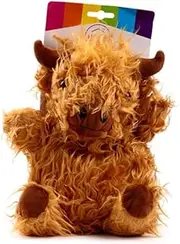 Puckator Highland Coo Cow Microwavable Plush Wheat & Lavender Heat Pack - Heating Pads - Hot and Ice Cold Cool Pack Packs Bag for Sport Injuries Knee Back Pain - Bed Warmer - Wellness Health Products