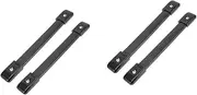 ABOOFAN 2sets Modern Guitar Handle Straps Plastic Handles for Guitar Cases Speaker Repair Parts Secure Install 2pcs*2