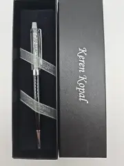 Keren Kopal Black Pen With Crystals