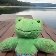 NEW Build A Bear Mermaid Frog 18" Green Stuffed Plush Mer-Frog