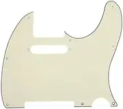 8 Holes Guitar Pickguard Front Scratch Plate Fits for Deluxe Nashville Electric Guitar, 3 Ply, Cream White, Musical Instrument Accessories