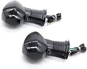 Front Rear Turning Indicator Lights Turn Signal Indicator Light, for GSF 600/650/1200/1250 N/S Bandit GSF1250SA GSX650F Motorcycle Parts Turning Blinker Lamp Motorcycle Turn Signal Lights(BLAC
