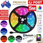 NEW LED Strip Lights RGB USB IP65 Waterproof 5M 300 5050 LED Bluetooth 12V