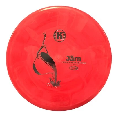 NEW DISC GOLF KASTAPLAST K3 JARN APPROACH OVERSTABLE PUTTER 174g RED SILVER