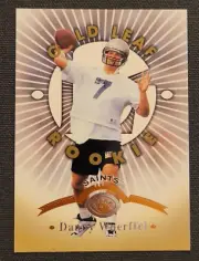 1997 Leaf Danny Wuerffel Gold Leaf Rookie Card #369 Saints