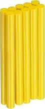 uxcell 10pcs Hot Glue Sticks 0.43" Dia x 5.91" Long EVA Mini Hot Melt Adhesive Glue Stick for Hot Melt Gun Wood Plastic Glass Flowers Fabrics Foam, Yellow