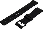 [NAVZA] Silicone Ruber Replacement WaterProof Watch Strap Fit to Casio F-91W (Black)