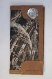 ZEP-PRO Georgia Bulldog MASCOT REALTREE MAX-5 Camo WALLET BURLAP BAG