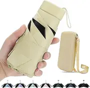 [ZOMAKE] UV Mini Umbrella - Lightweight Travel Umbrellas 99% UV Protection, Small Compact Portable for Women Men Kids Multiple Colors