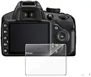 [fittings4you] Compatible with Nikon D3100 / D3200 / D3300 0.4 mm Adhesion Screen Protector Glass Screen Protector LC7626