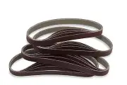 1/2 X 18 Inch 60 Grit Aluminum Oxide Air File Sanding Belts, 20 Pack