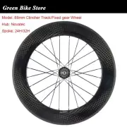 700C Full Carbon Clincher Front or Rear Wheel for Track Fixed Gear Road Bicycle