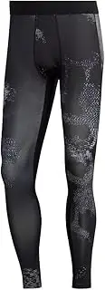 [adidas] Techfit Allover Print Training Long Tights Men's