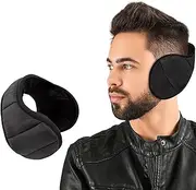 [CEMGYIUK] Men's Winter Ear Warmers,Ear Warmers for Men Women,Winter Unisex Ear Muffs Ear Covers,Behind the Head Adjustable Foldable Earmuffs,Ear Covers for Winter