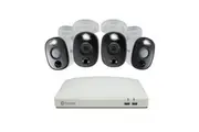 Swann 4CH 4K DVR Kit with 4 x 4K PIR Bullet Cameras with LED