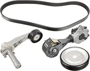febi bilstein 107429 107429 V Set with Belt tensioner, 1 Rib, 1 Piece