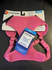 Top Paw Dog Harness (Pink Comfort Step in) Size Small