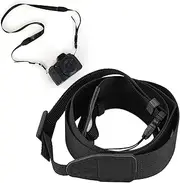 Wide Neck Strap for Mini 12 for EVO Instant Camera, Adjustable Shoulder Strap from 35.43 inch to 41.34 inch, for Link 3 Printer DSLR Camera (Black)