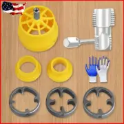 PVC Thread Maker Tool with 3 Dies 1/2 3/4 1inch Plastic Pipe Tap Die Set