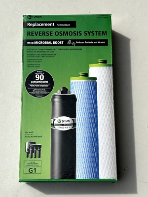 A O SMITH Reverse Osmosis System Microbial Boost Replacement Filters