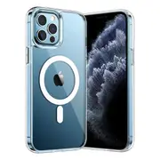 For Apple iPhone 11 Pro MagSafe Magnetic Case with HaloLock Shockproof Military Grade Protection Scratch Resistant Back Clear Protective Cover