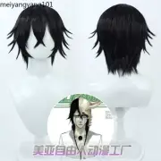 BLEACH Ulquiorra cifer Anime Cosplay Wig Hairpieces Harajuku Men short Hair