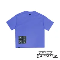 在飛比找PChome24h購物優惠-NO FEAR FEARLESS系列-拼接圖騰短袖T恤-藍紫