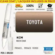KCM Touch Up Paint for Toyota Maroon PROACE VERSO RICH OAK Pen Stick Scratch Chi