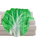 Funny Blanket Comfortable Light Lettuce Flannel Fleece Blanket Throw Blanket