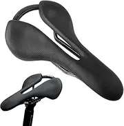 5 Lightweight Carbon Seat - Seat Cushion, Saddle Full Carbon Fiber Saddle Cushion Cycling Accessories for Mountain and Road Bikes,