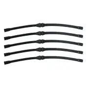5PCS Plastic Fuel Hose Pipe For Chinese Chainsaw 4500 5200 5800 45cc 52cc 58cc