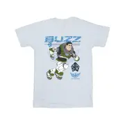 Disney Mens Lightyear Buzz Run To Action T-Shirt (White) - BI37108