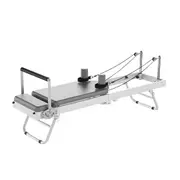fitnessLAB Foldable Pilates Reformer Gym Fitness Yoga Cardio Exercise Machine