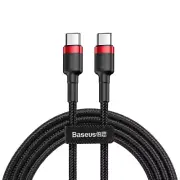 2m Baseus 60W USB Type C USB-C Data Sync Charger Cable QC PD Fast Quick Charge