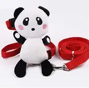 Adjustable Cute Pet Dog Leash Collars Puppy Cat Harness Straps for Small Dogs Teddy Chihuahua Walking Lead Rope Pet Accessories (Color : Panda, Size : M)