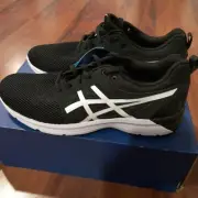Asics Gel Torrance Mens Size 11.5 Athletic Running Sneaker Shoes Black White New